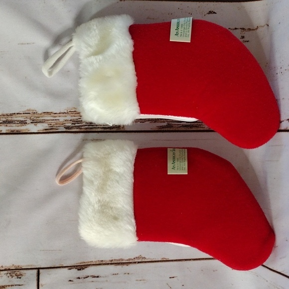 Vintage 1986 Sears McDonald's An American Tail Mini Zippered Christmas Stockings - Picture 3 of 9